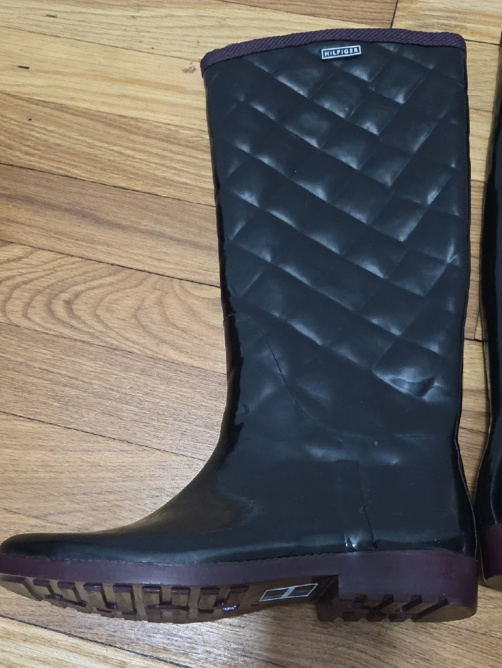 Tommy Hilfiger Tall Tufted Rain Boots